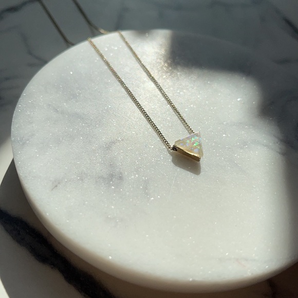 Urban Outfitters-Layered Geometric Shapes Necklace - Picture 8 of 10